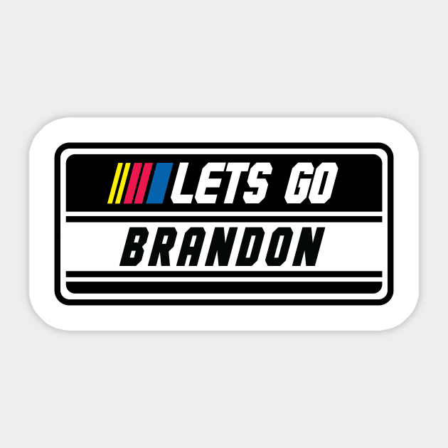 Lets Go Brandon Nascar Sticker by stayfrostybro